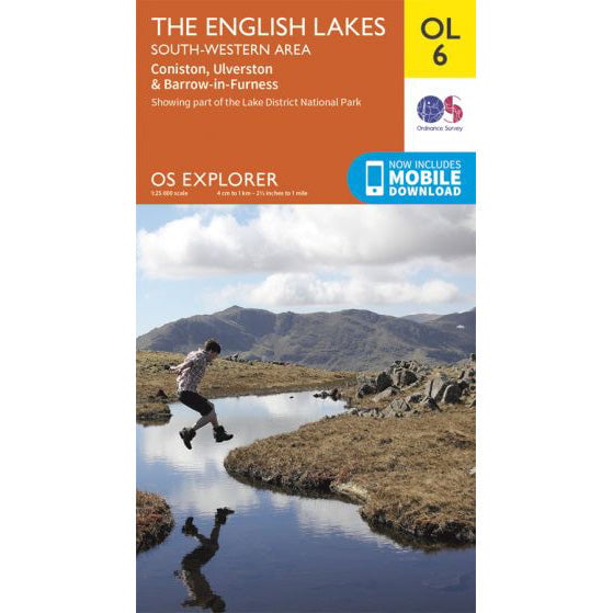 OS Explorer OL6 map for Scafell Pike