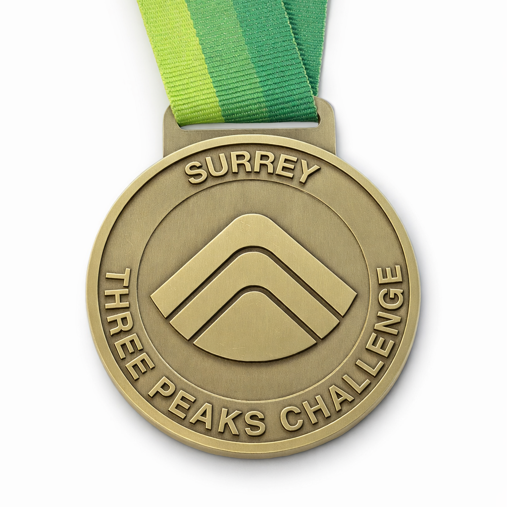 Surrey Three Peaks Challenge Medal